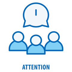 Attention Icon simple and easy to edit for your design elements