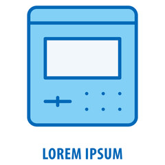 ATM Icon simple and easy to edit for your design elements