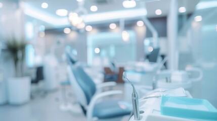 Modern Dental Clinic with Equipment, Generative AI