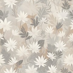 Obraz premium seamless pattern with abstract floral element