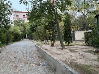 Car parking area in hospital