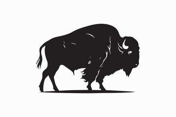 A vector silhouette of Buffalo artwork.