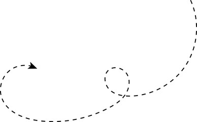 Charcoal arrows vector icons set. Hand drawn dotted arrows. Hand drawn freehand different curved lines, swirls arrows. Doodle marker.