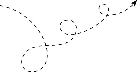 Charcoal arrows vector icons set. Hand drawn dotted arrows. Hand drawn freehand different curved lines, swirls arrows. Doodle marker.