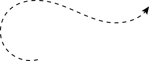 Charcoal arrows vector icons set. Hand drawn dotted arrows. Hand drawn freehand different curved lines, swirls arrows. Doodle marker.