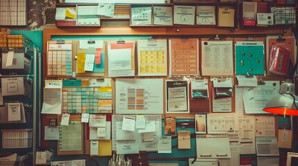 Comprehensive Curriculum Plan Displayed on Organized Office Desk