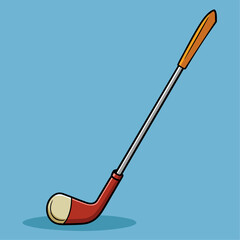 Golf club cartoon vector clipart Illustration