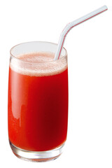 copo com suco de melancia isolado em fundo transparente