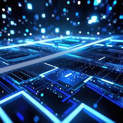 Fototapeta premium Background of technological concepts