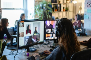 Virtual Team Building Activity with Online Game Interface and Video Feeds for Remote Collaboration