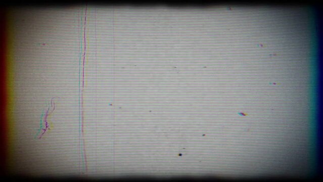 Glitch Noise Artifacts Dust Scratches Retro Film Effect Overlay.