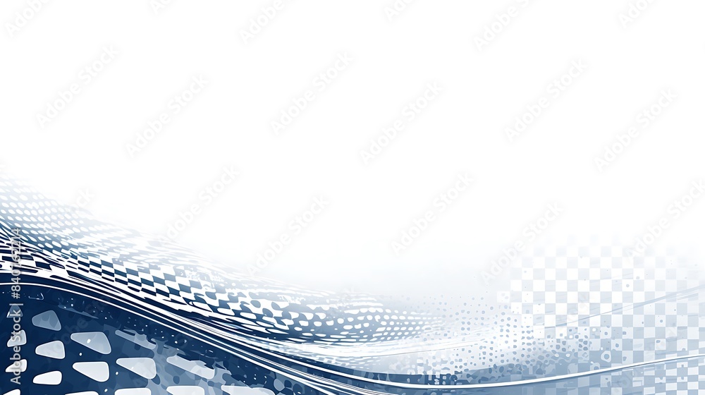 Poster racing background with checkered flag and abstract elements vector illustration on white background