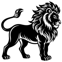 a-lion-silhouette-simple-vector-design 