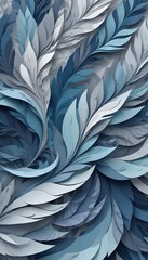 Fototapeta premium Oil painting Swirling abstract patterns in shades