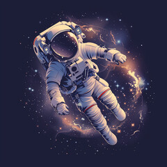 Fototapeta premium astronaut in space