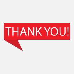 Thank you message, surprise card, presentation, text, note, lettering, sing, banner, poster and handwritten typography business marketing and promotion vector illustration. 