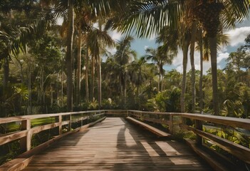 Obraz premium A view of the Everglades in Florida