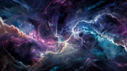 Obraz premium universe abstract art