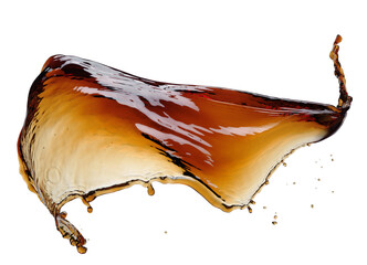 Cola splash isolated 