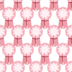 Pink rosette award pattern for hobbyhorsing