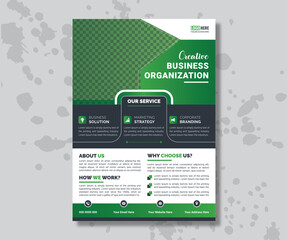 Professional corporate creative business flyer design. marketing, business proposal, promotion, advertising, publication, cover page.