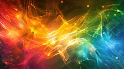 Abstract artistic background with bright colors and dynamic design