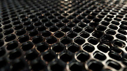 Fototapeta premium steal grating, Aluminium wire mesh material texture background, metal sheet