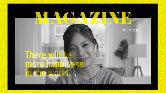 Modern Magazine Image & Text Intro Opener