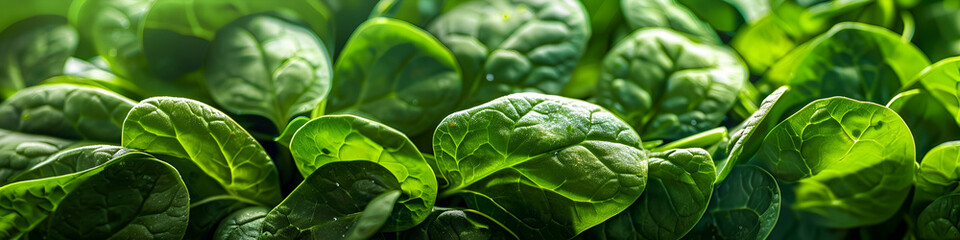 Fototapeta premium The Perfect Harmony of Vibrant Green Plants in a Sleek Black Container Featuring Spinach Leaves and a Blurred Background for Elegant Copy Space gardening