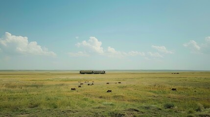 Train Journey Across the Plains
