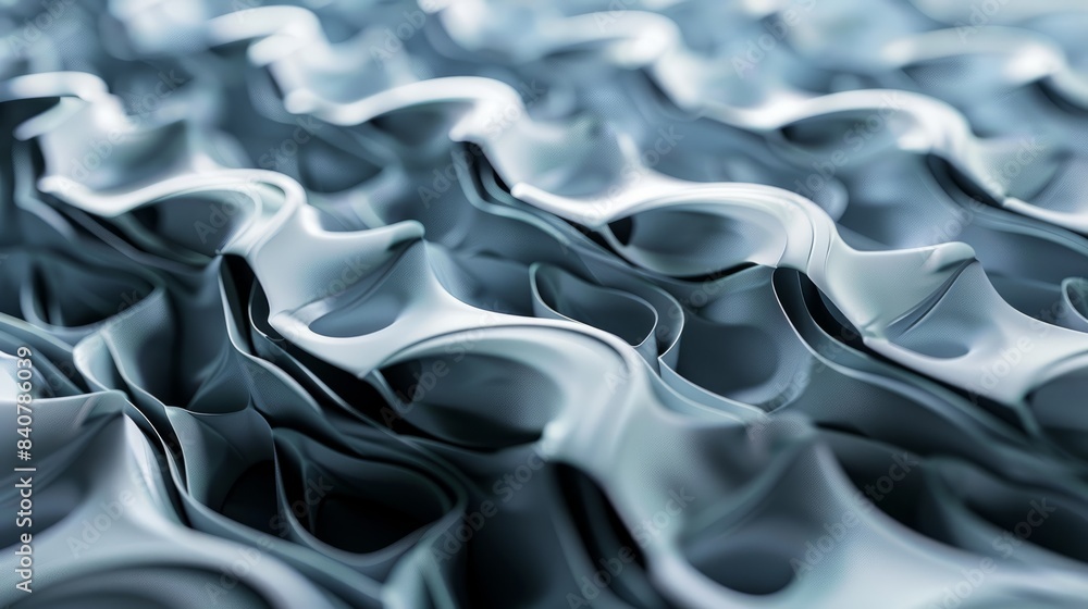 Poster modern digital abstract 3d background. copy space. based on generative ai hyper realistic