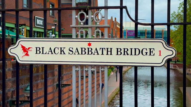 Black Sabbath Bridge in Birmingham - BIRMINGHAM, ENGLAND UNITED KINGDOM - MAY 23, 2024