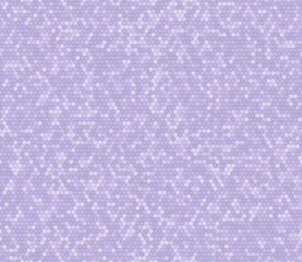 Seamless hexagon pattern. Purple color tones gradients. Hexagon stacked mosaic cells. Small hexagon shapes. Seamless pattern. Tileable vector illustration.