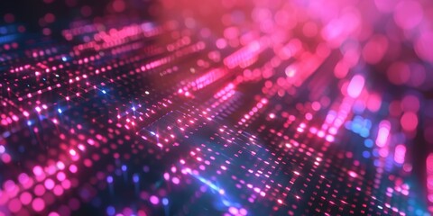 Innovative technology background with a focus on virtual networks and data visualization, creating a sleek and futuristic design