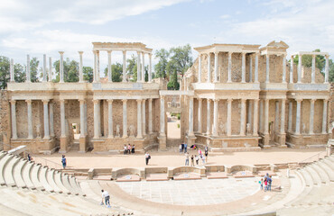 Naklejka premium Teatro Romano de Mérida