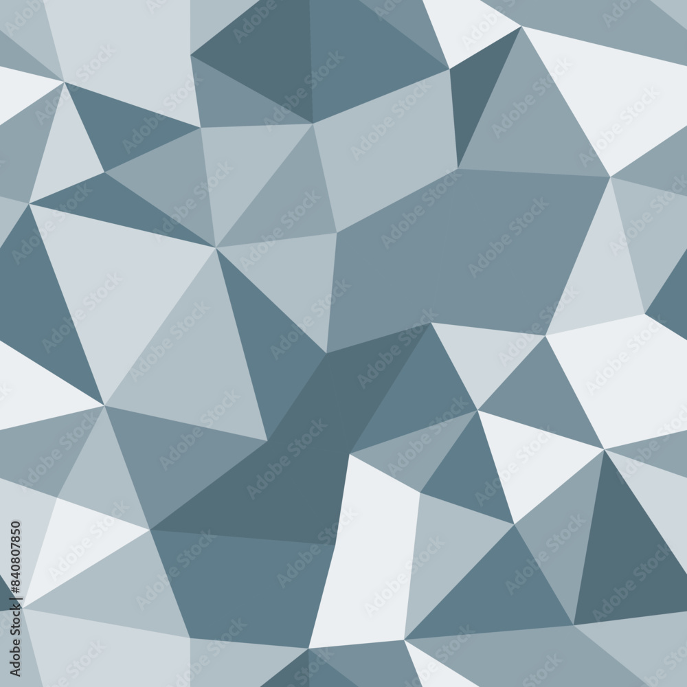 Poster background with triangles pattern. medium triangles size. repeatable pattern. slate blue color palet