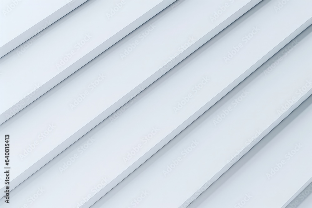 Poster abstract minimalist background with many white geometric shapes forming diagonal lines, creating a c