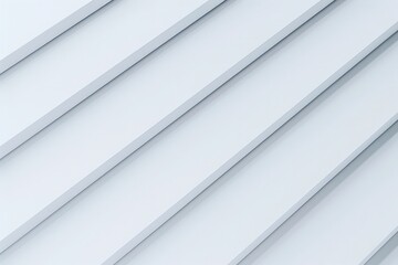 Obraz premium Abstract minimalist background with many white geometric shapes forming diagonal lines, creating a clean and modern design