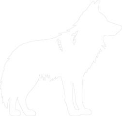 wolf outline