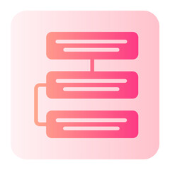 Obraz premium networking gradient icon