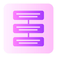 Fototapeta premium workflow gradient icon