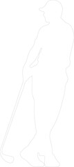 golf outline