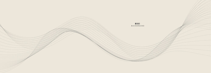 Abstract background with lines and smoke waves