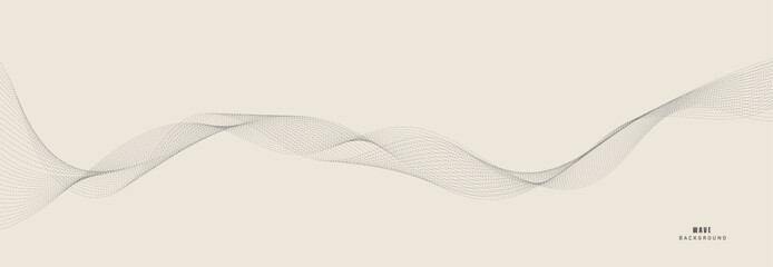 Abstract background with lines and smoke waves