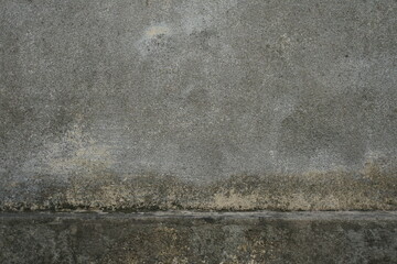 Damaged cement concrete wall texture background, rusty uneven cement wall surface, Grungy abstract wall backdrop