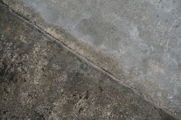 Damaged cement concrete wall texture background, rusty uneven cement wall surface, Grungy abstract wall backdrop