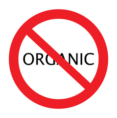 Organic and natural products sticker, label, badge and logo. Ecology icon. Logo template with green leaves for organic and eco friendly products. Vector