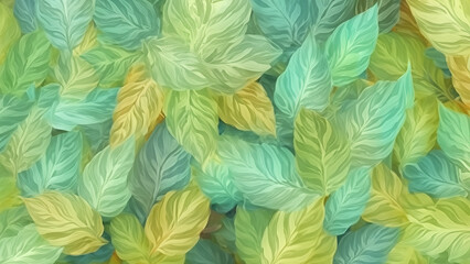 Abstract fantasy leaves background beautiful special wallpaper hd best quality realistic colorful image	