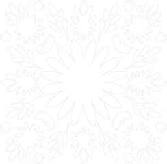 Indian blanket outline