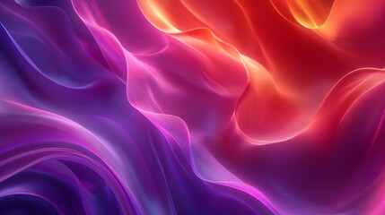Obraz premium Abstract Background With Wavy Purple And Orange Hues